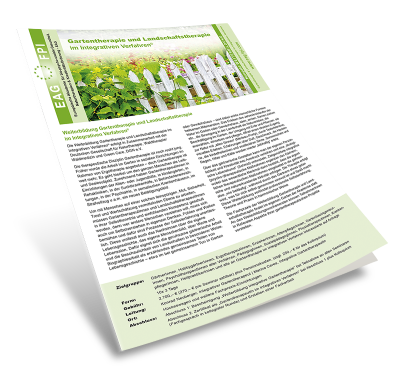 Kompakt-Weiterbildung Gartentherapie und Landschaftstherapie im Integrativen Verfahren
